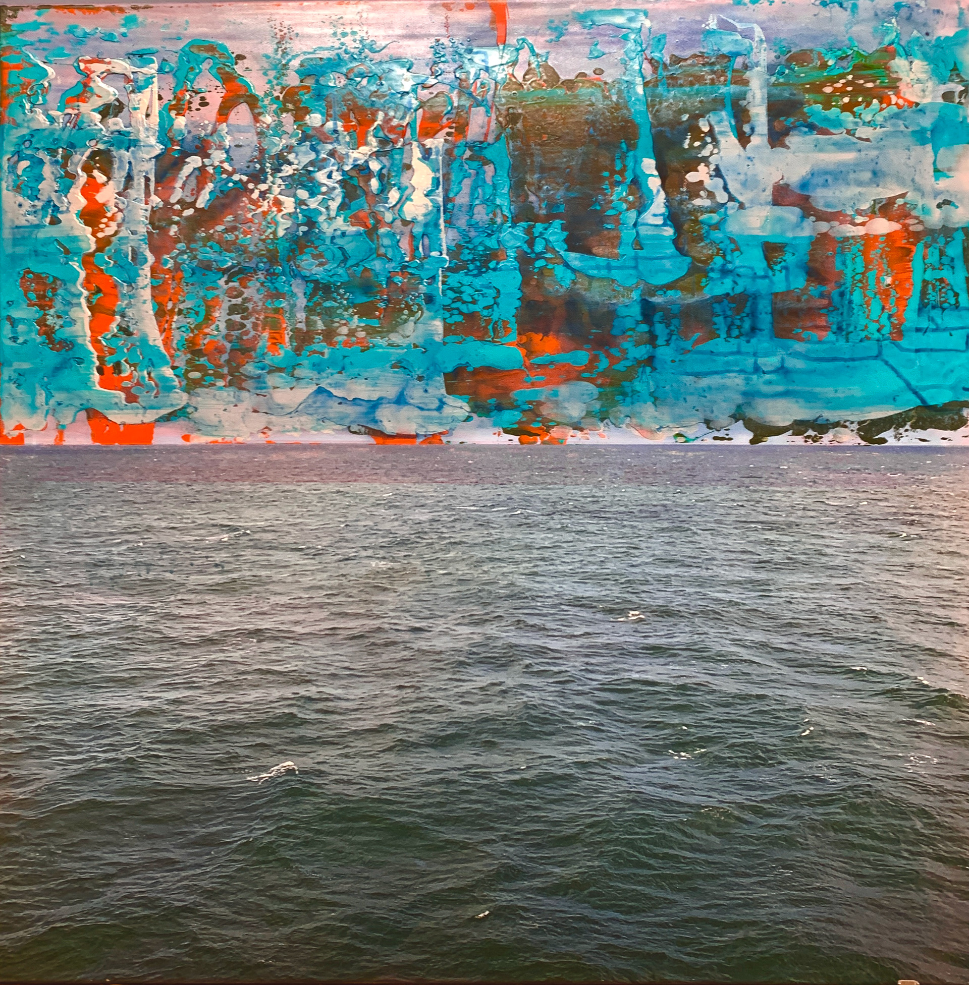 Kunstwerk Malerische Spiegelung #13