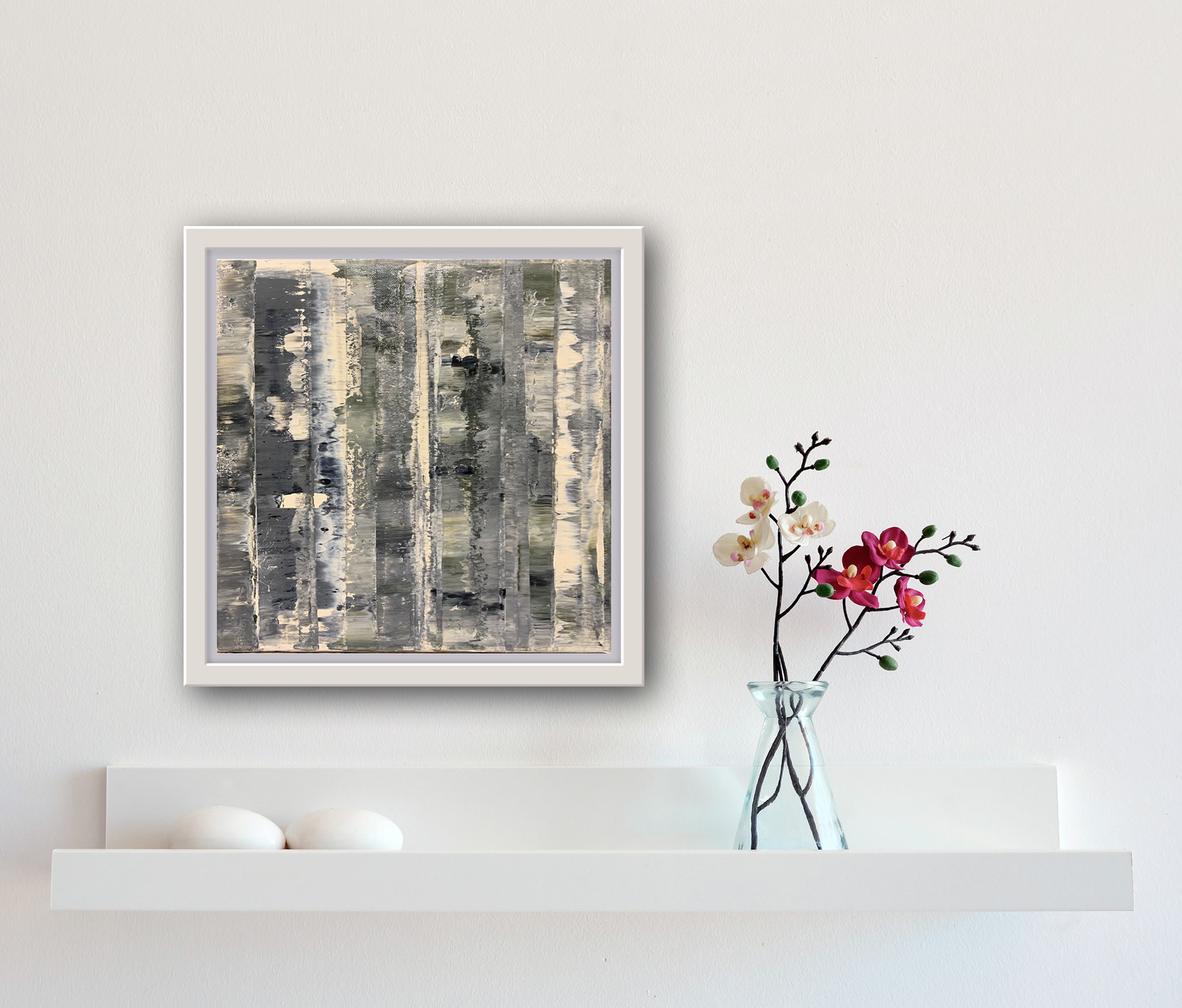 o. T., Jan 2022, Acryl auf Leinwand, 30 x 30 cm