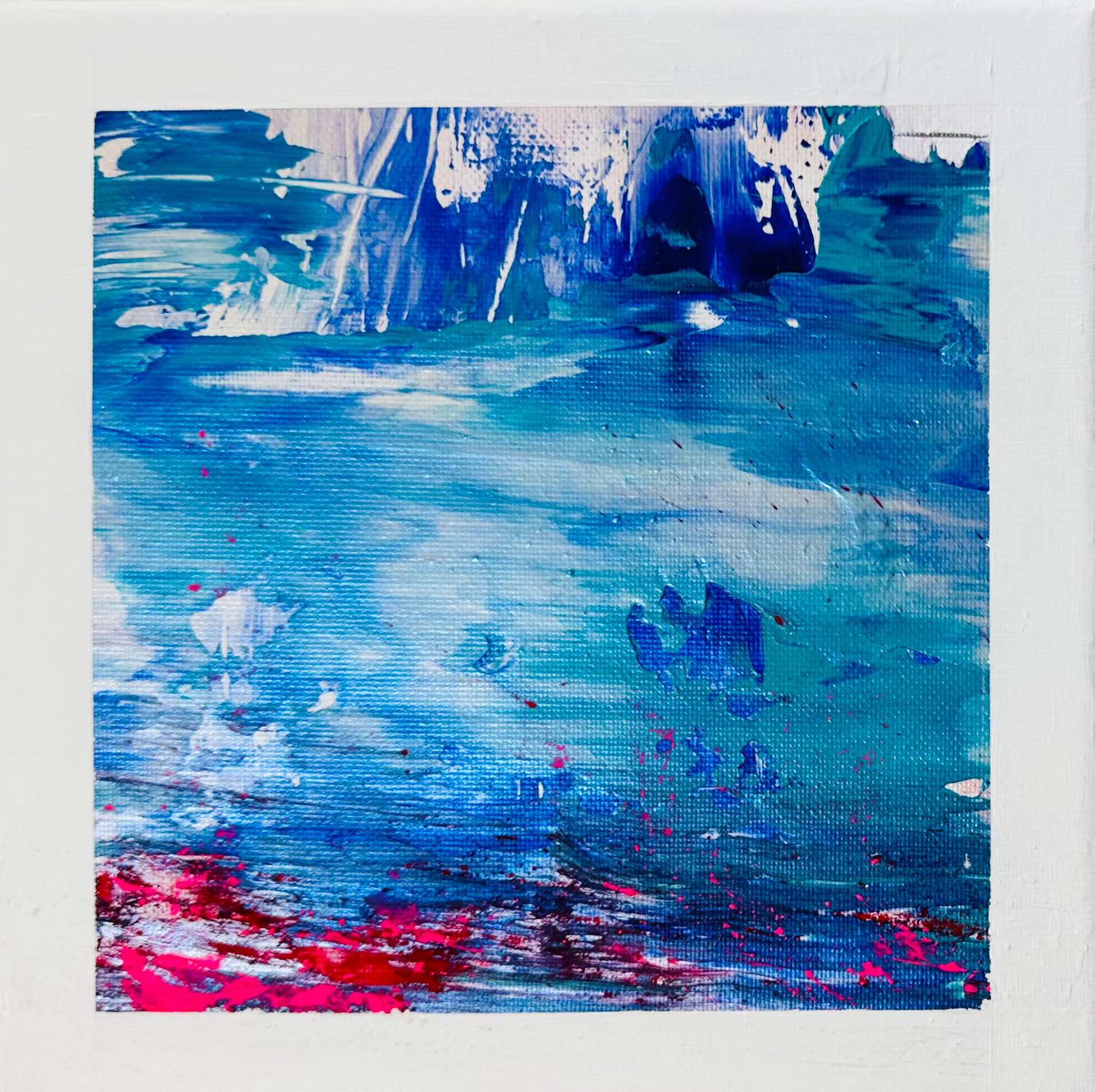 Kunstwerk Pink Traces 4/9