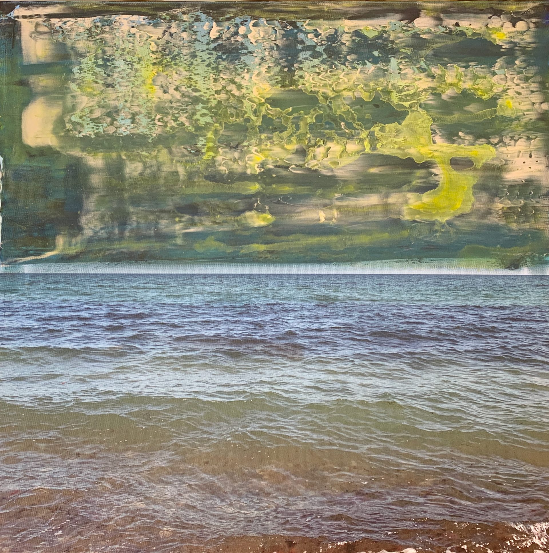 Kunstwerk Malerische Spiegelung #5