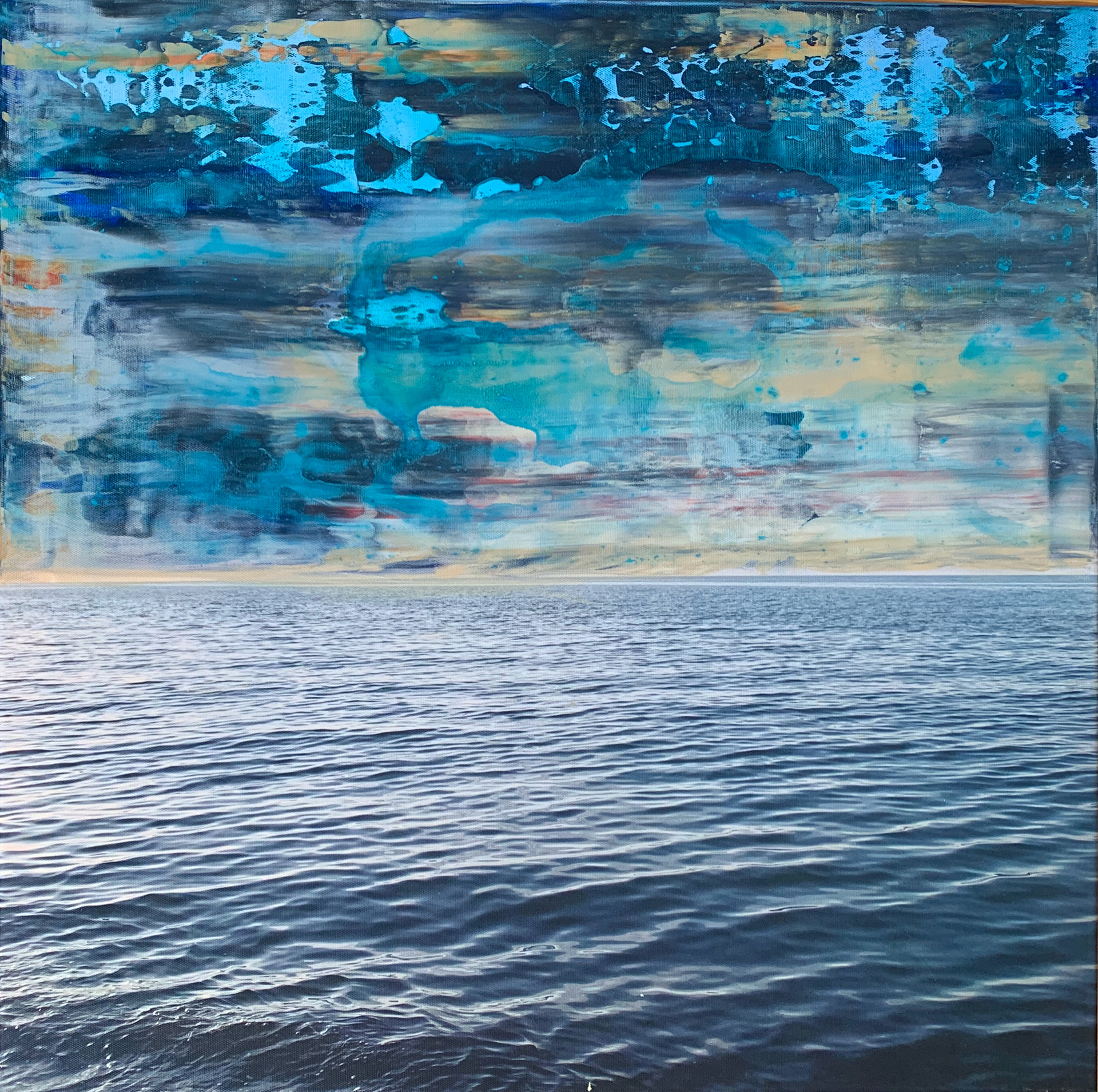 Kunstwerk Malerische Spiegelung #3