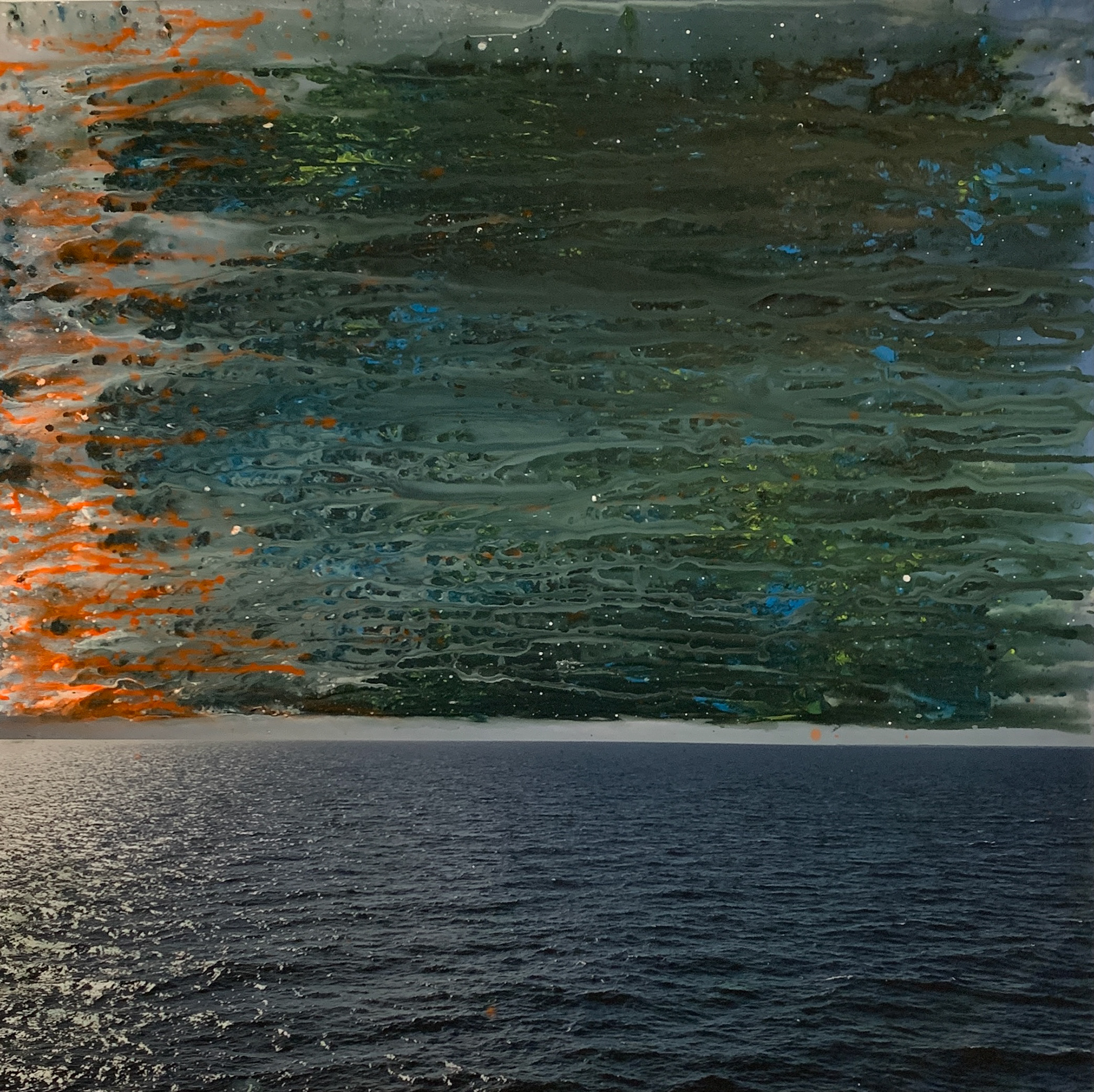 Kunstwerk Malerische Spiegelung #8