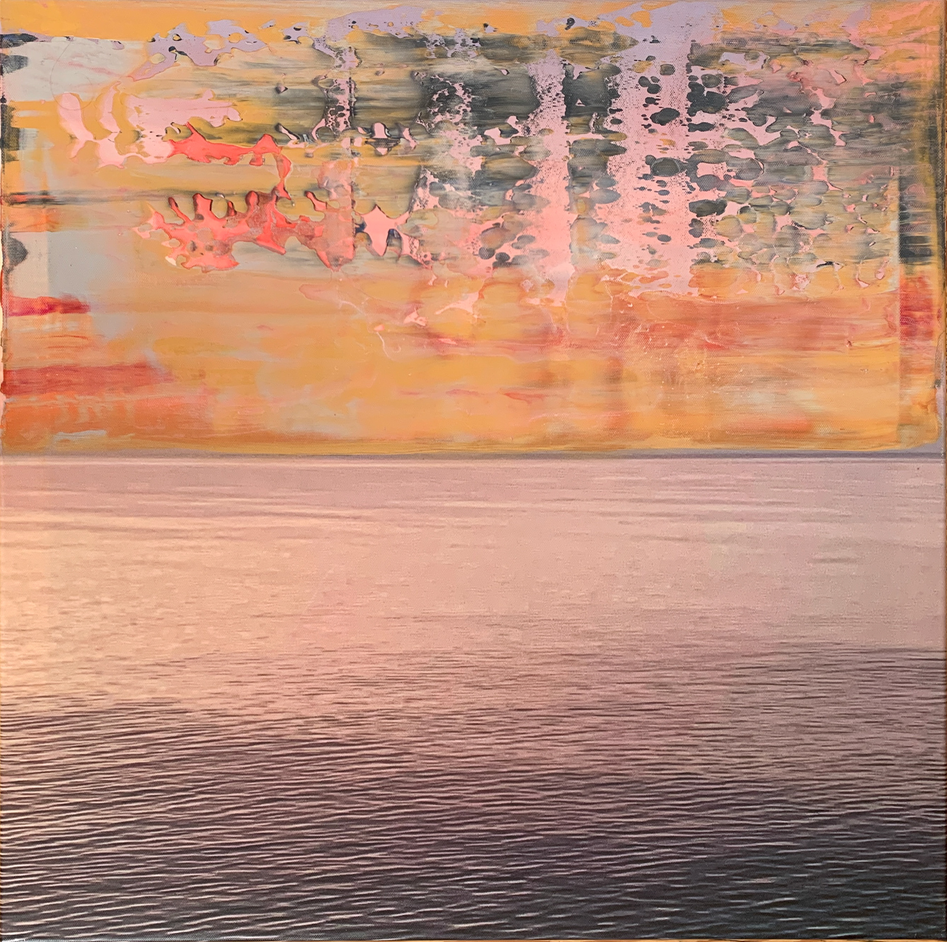 Kunstwerk Malerische Spiegelung #4