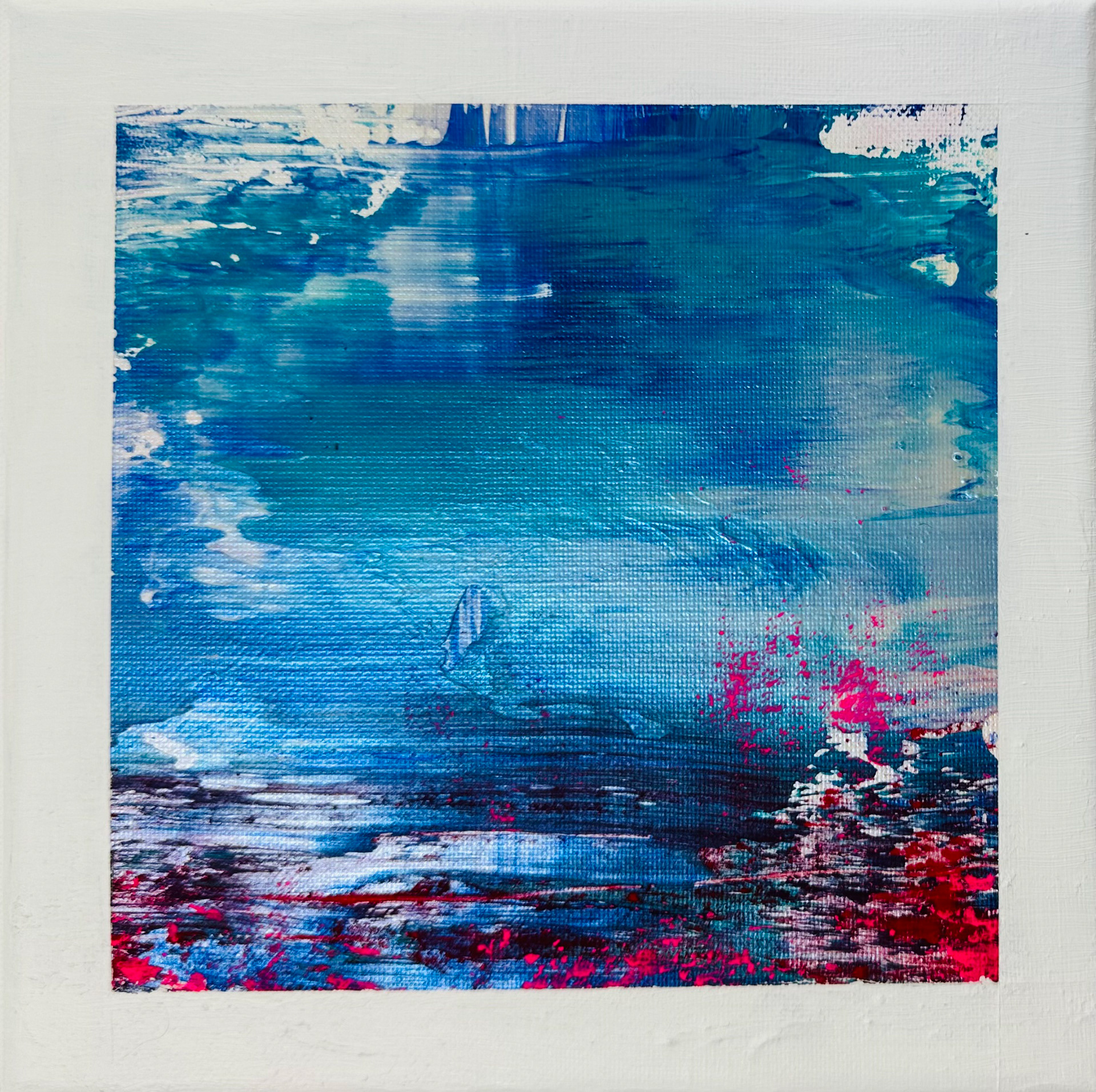 Kunstwerk Pink Traces 2/9