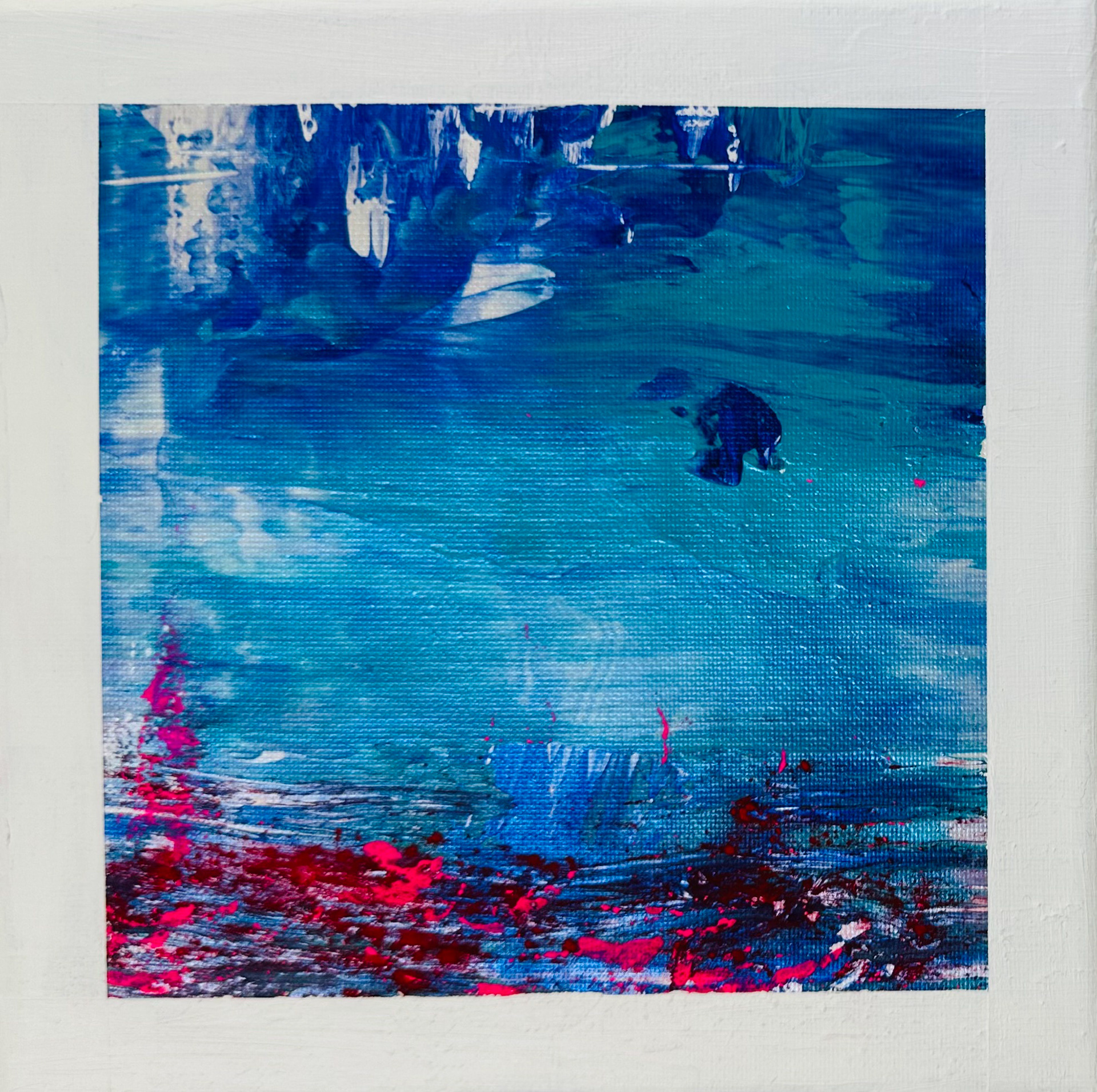 Kunstwerk Pink Traces 1/9