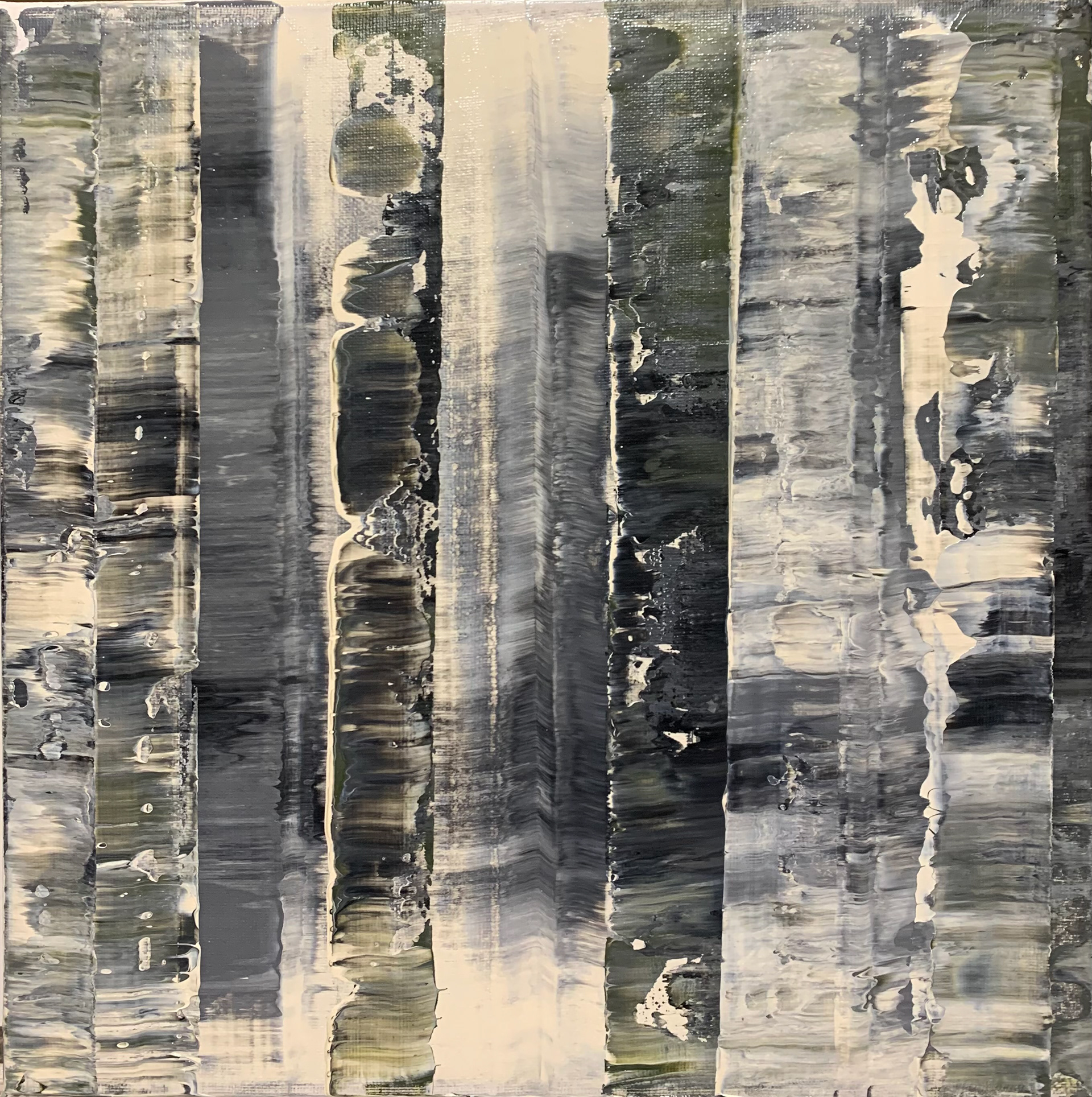 o. T., Jan 2022, Acryl auf Leinwand, 30 x 30 cm