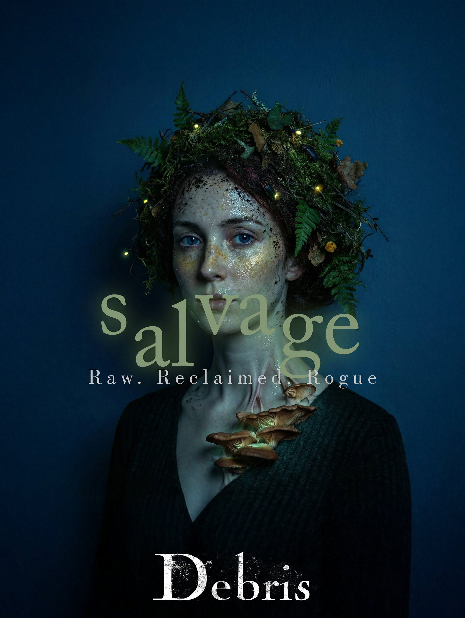 AI-assisted base rendering, fully realized with manual photo manipulation, typographic integration, and layout composition.