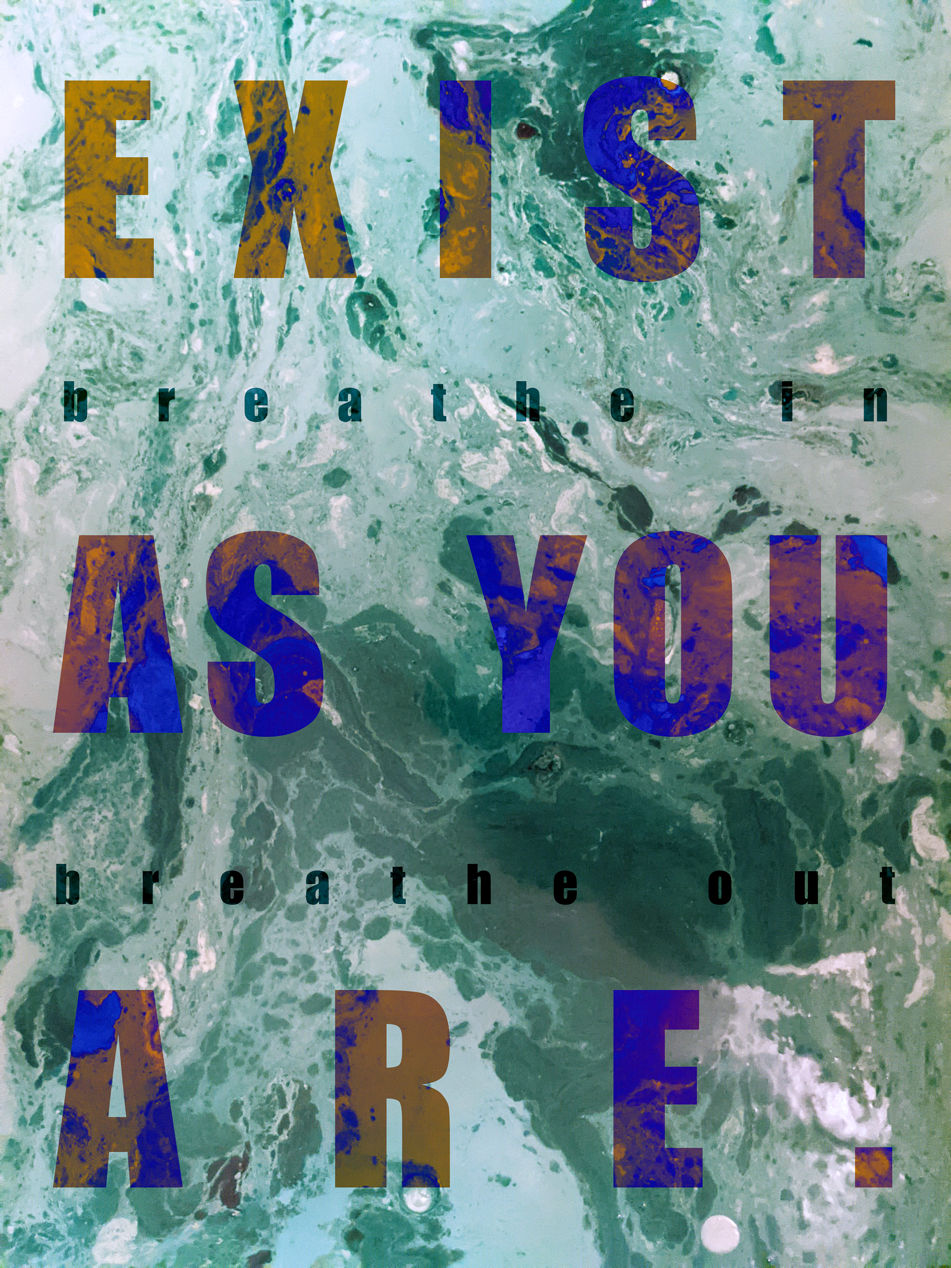 Experimental type design focusing on texture, layering, and expressive visual communication.