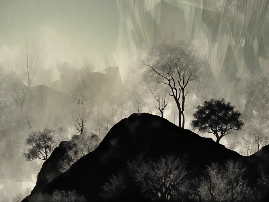 Refraction in a Crystal Forest