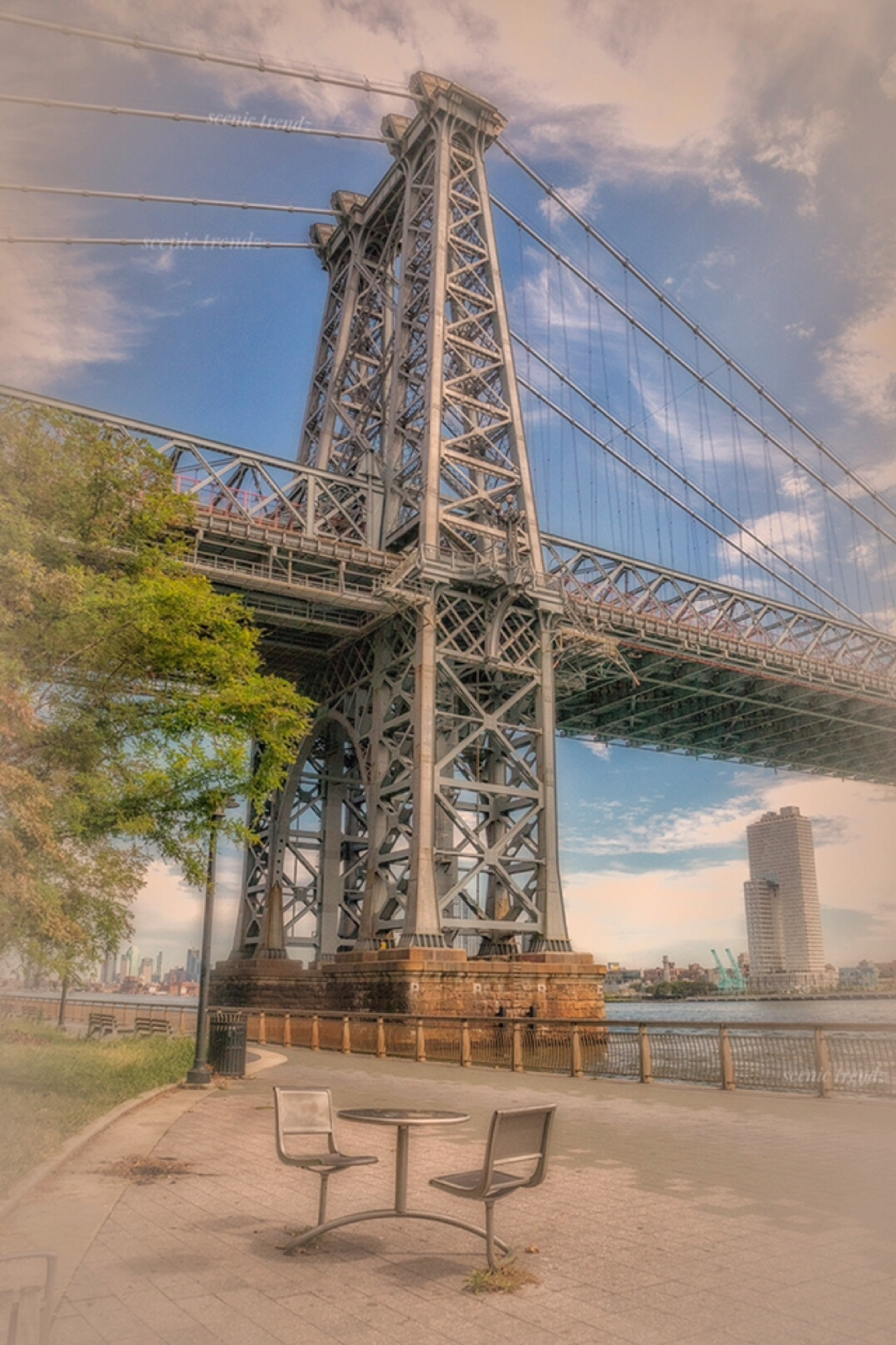 A lovely view of Williamsburg Bridge (Taken in Summer 2020)