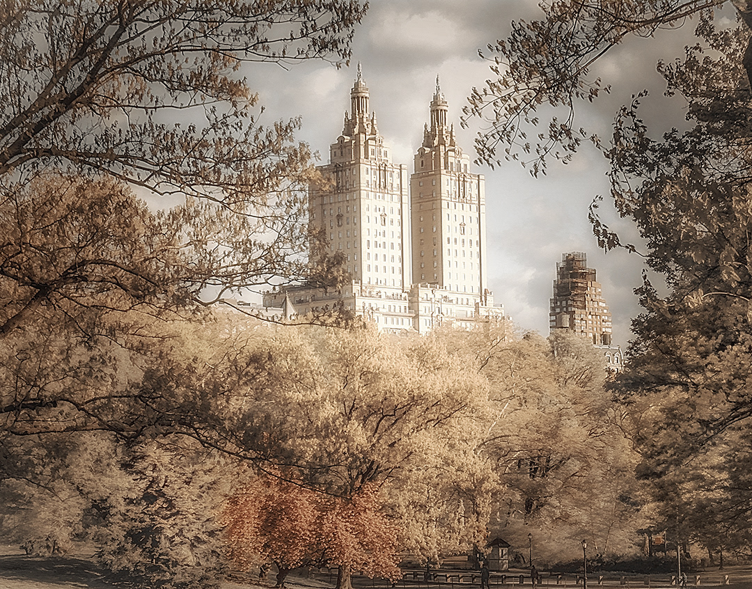 Lovely view of San Remo from Central Park 