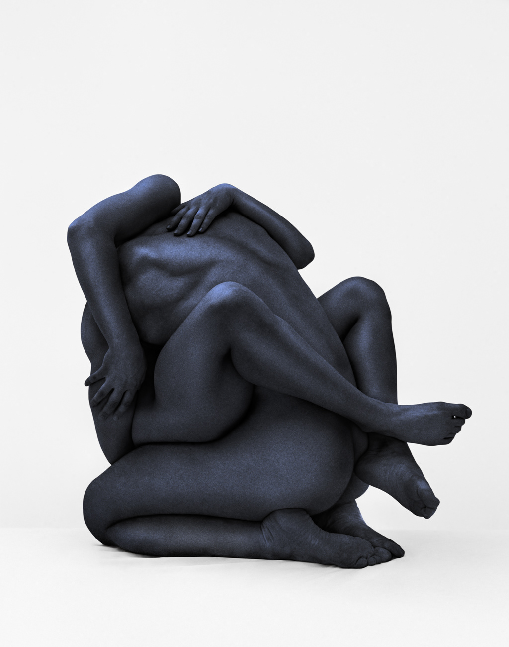In Cosmic Beings, I seek to present the nude form as a serene, almost ethereal language of communication. My intention throughout this project was to explore the bond between humans as something deeper than the visual—an encounter that reaches into the spiritual realm. Through the abstraction of the bodies within an undefined, white space, I wanted to highlight the subtle details of body language and the stone-like texture, which evokes a sense of something both natural and surreal. This work is an invitation for the viewer to enter a quiet space where human form and cosmic energy converge.