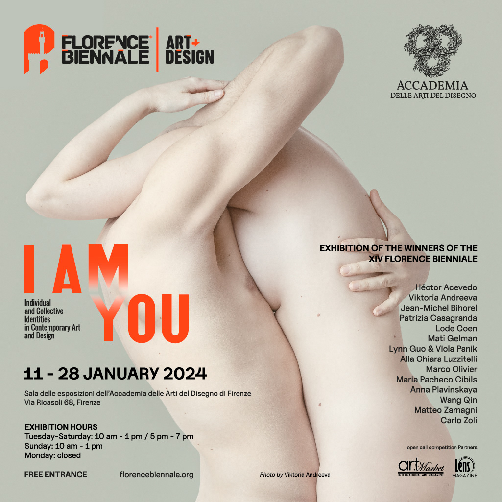 Poster XVI Florence Biennale "I am You" - Cover Photo by Viktoria Andreeva