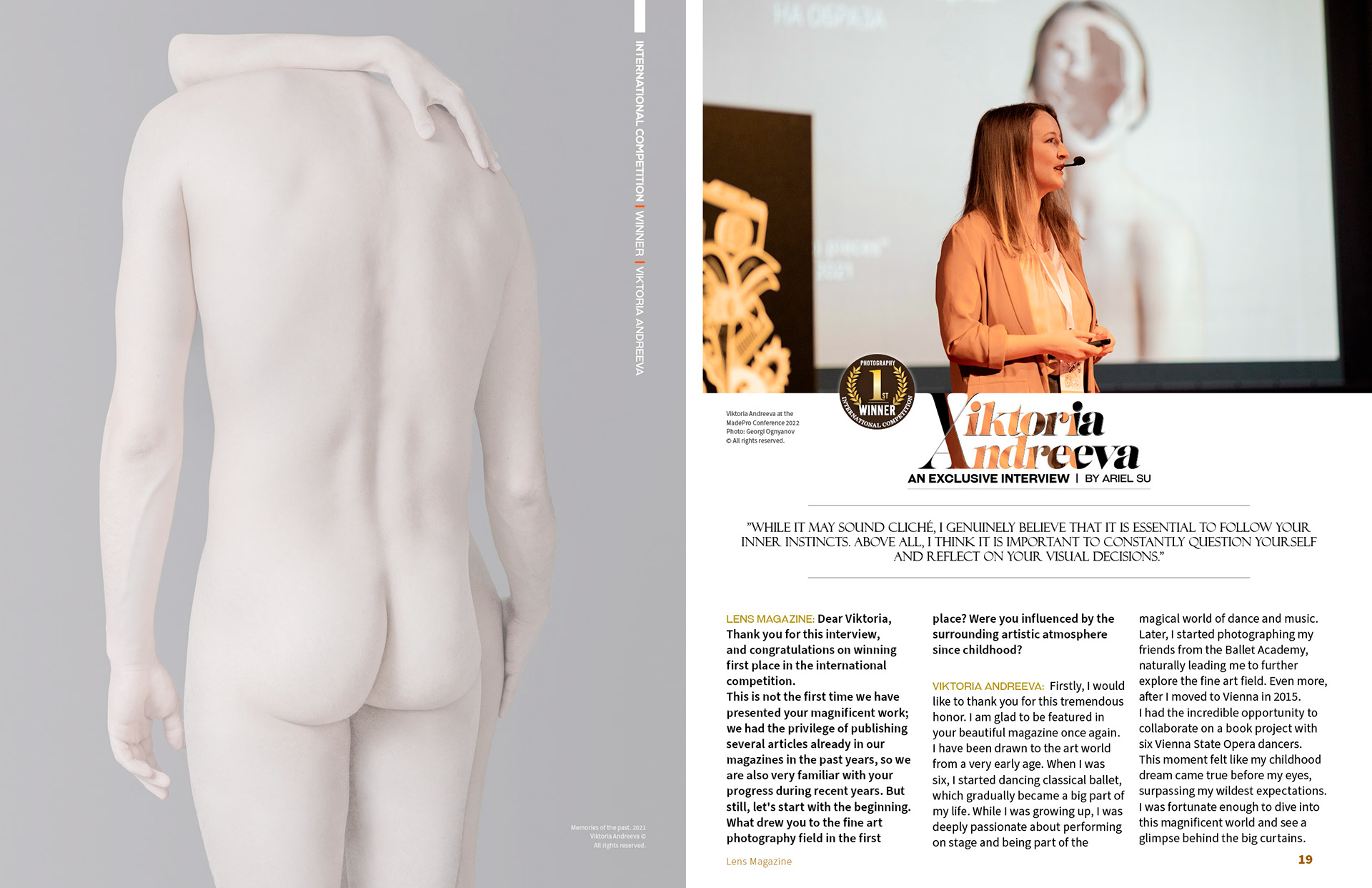 Lens Magazine Exclusive interview