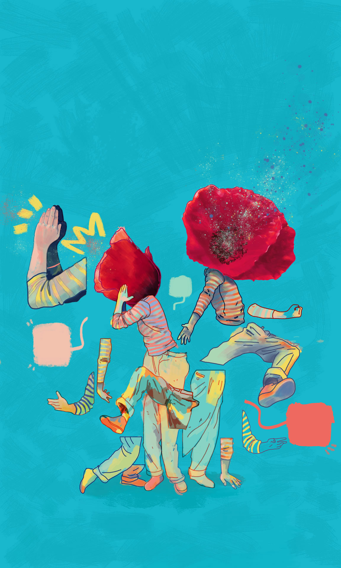 Illustration, affiche, digital painting