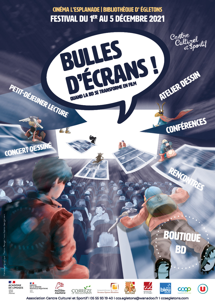 Thomas Bourget - Illustration, affiche, digital painting, héros cinéma