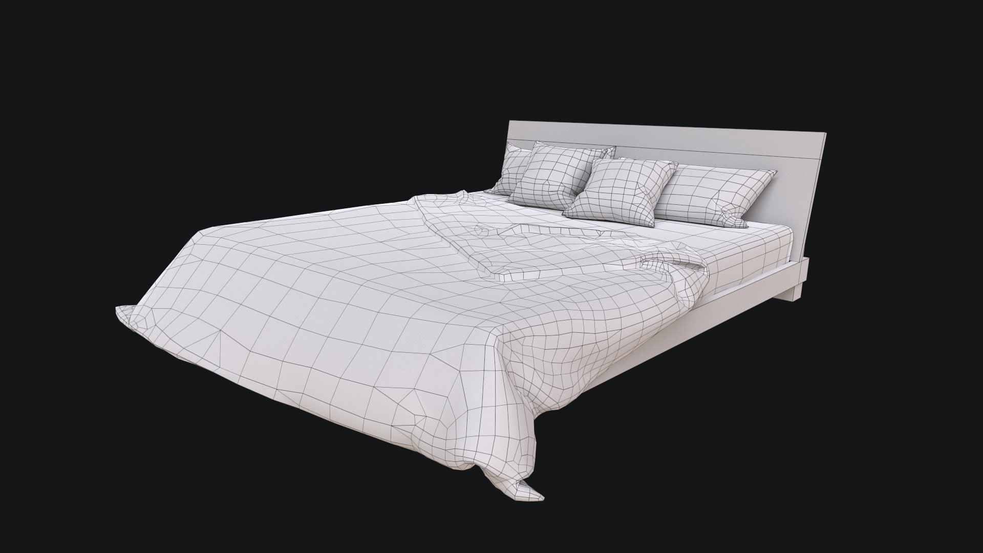 bed frame zbrush