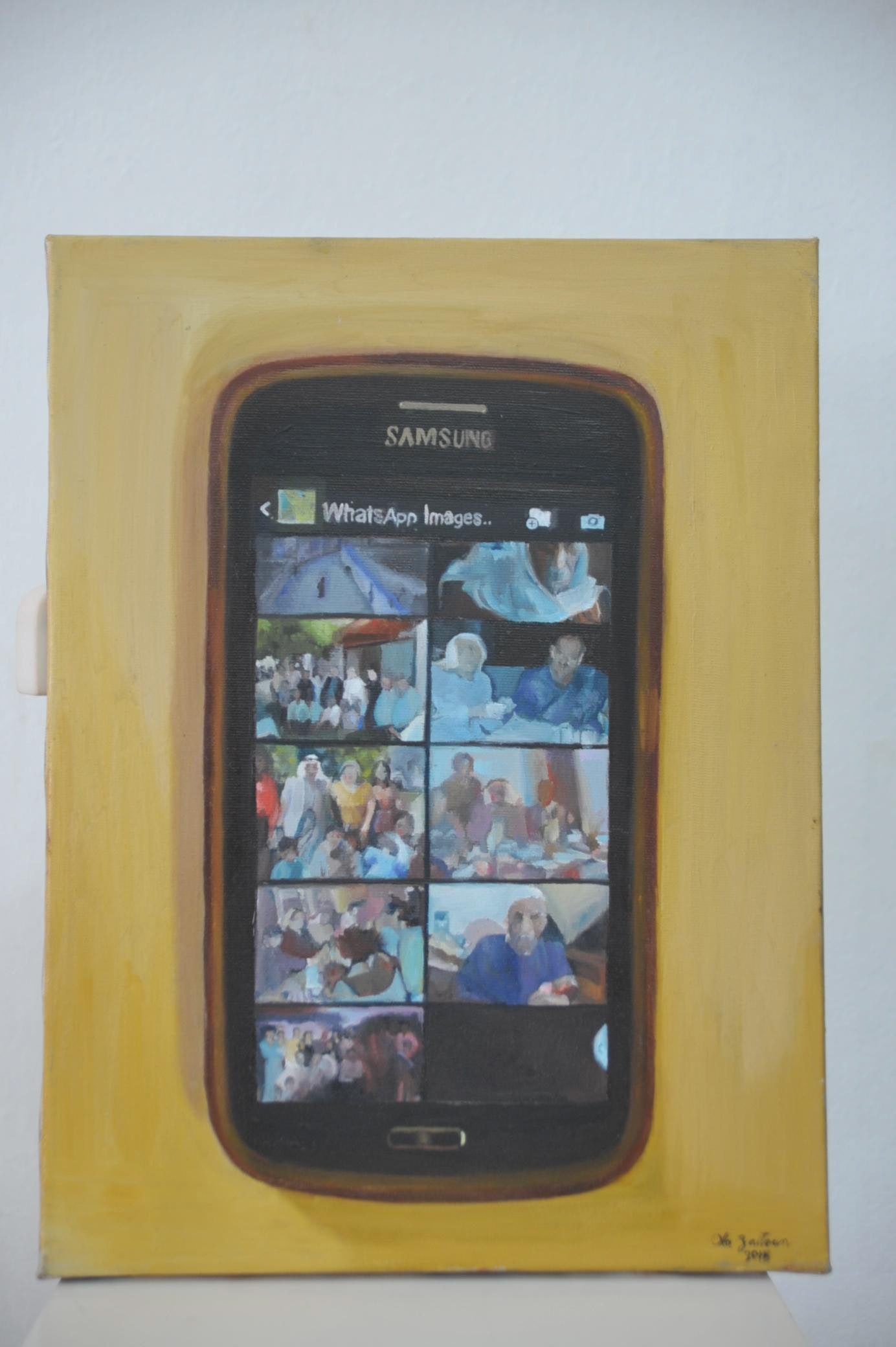 WhatsApp Images 2015, Oil colors on canvas, 40cm * 30cm