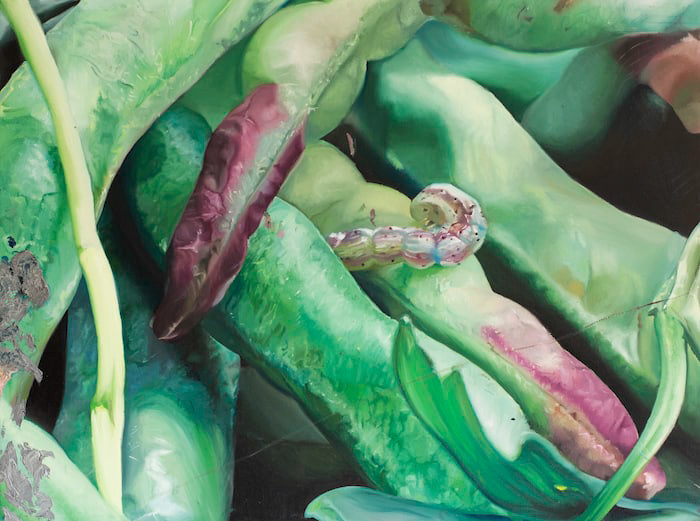 Quarantine 1 2020, oil colors on canvas, 60.50cm *80.5 cm