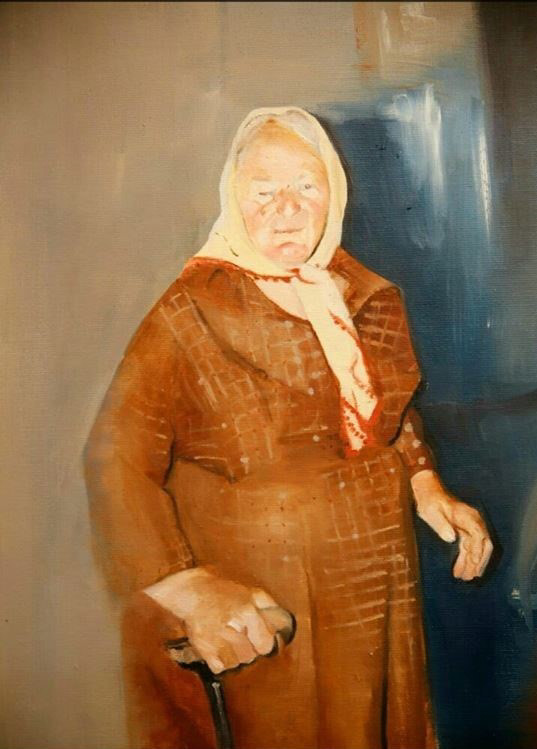 Yousra 2014, oil colors on canvas, 40cm *30cm