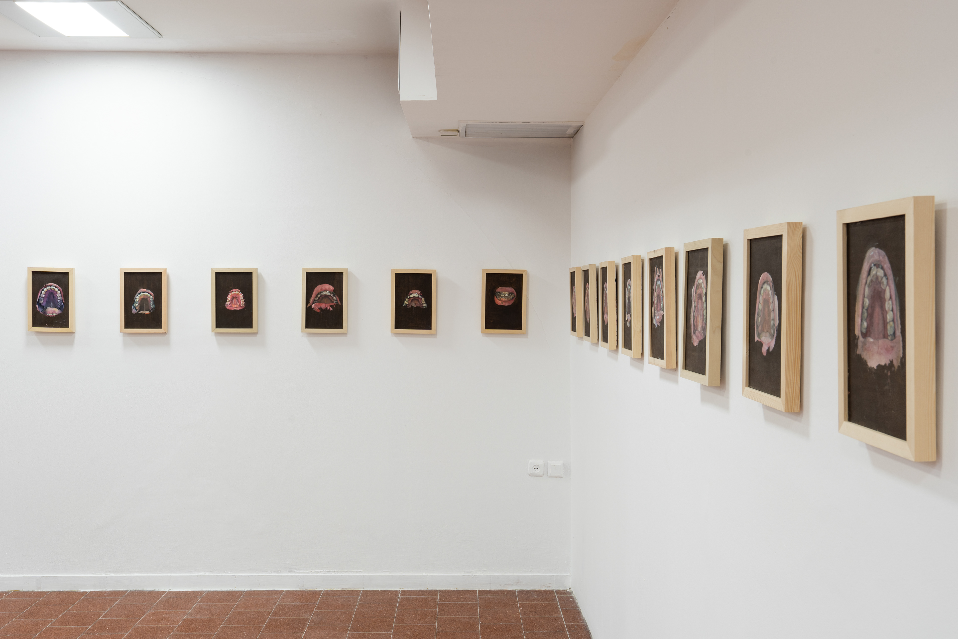 Installation view at Paly Center in Jerusalem, Photographed by:  Daniel Hanoch 