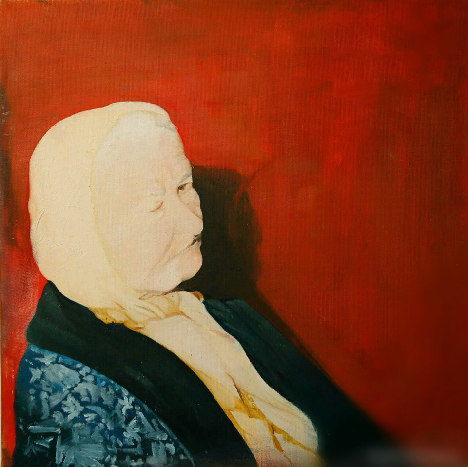 Yousra 2014, oil colors on canvas, 40cm *40cm
