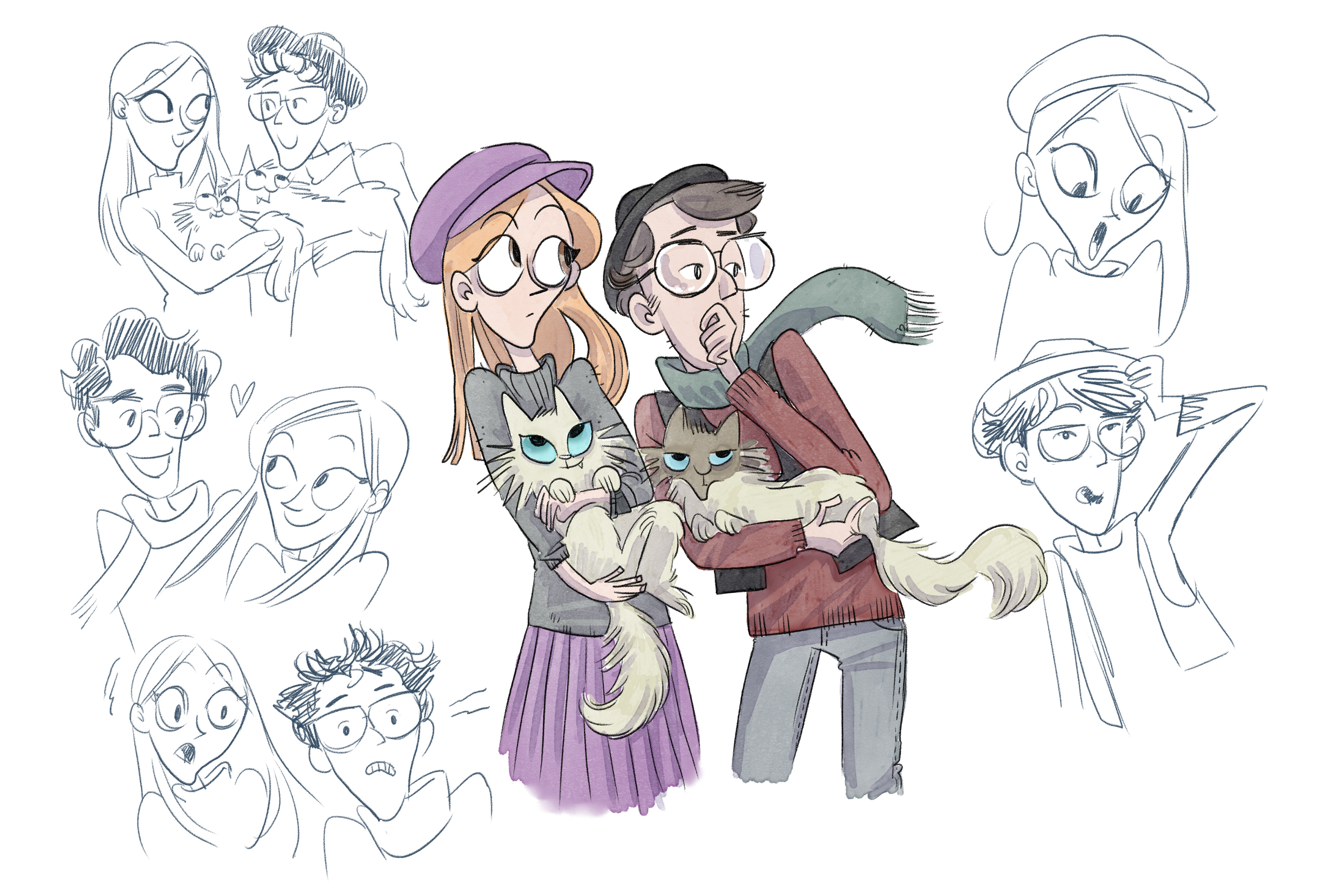 Primo studio dei personaggi