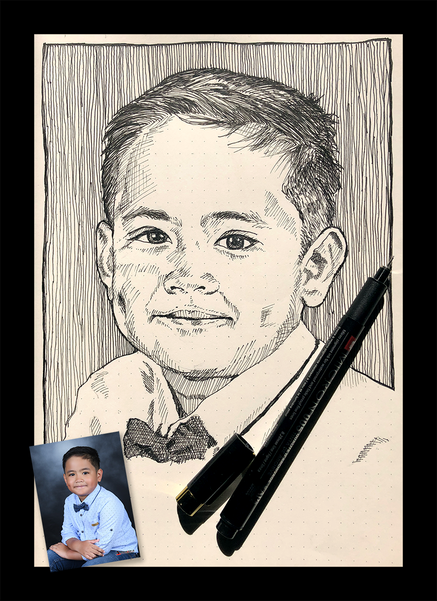 Pen drawing
