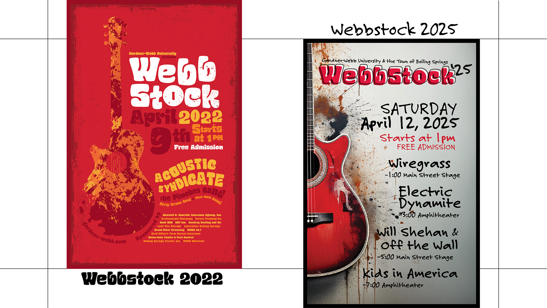 2022 & 2025 Webbstock Poster Designs