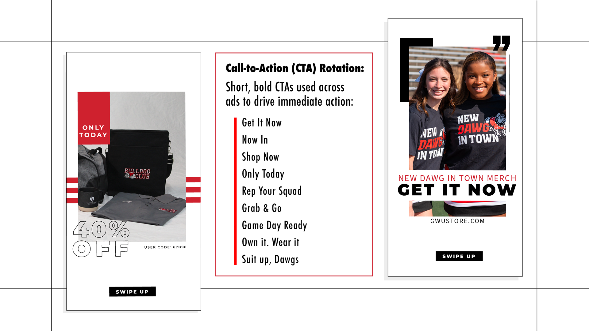 Gardner-Webb University In-App Ad Call-to-Action