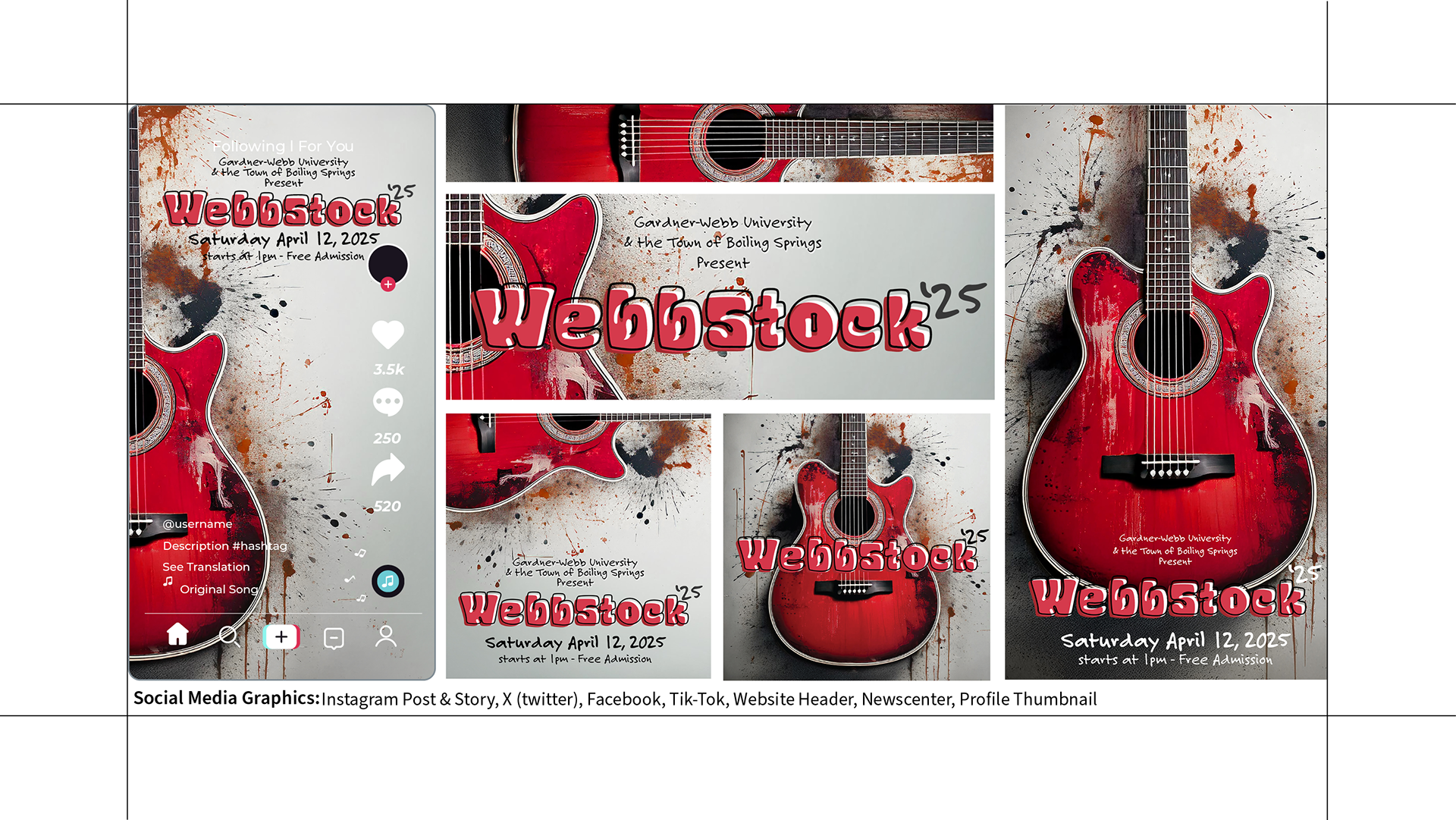 Webbstock 2025 Social Media Designs