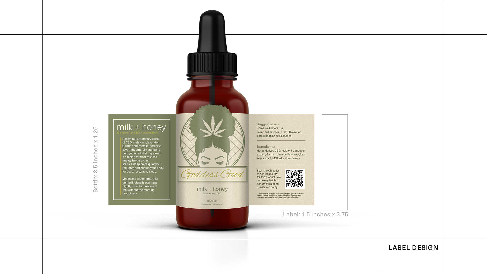 Goddess Good - Product Label Design