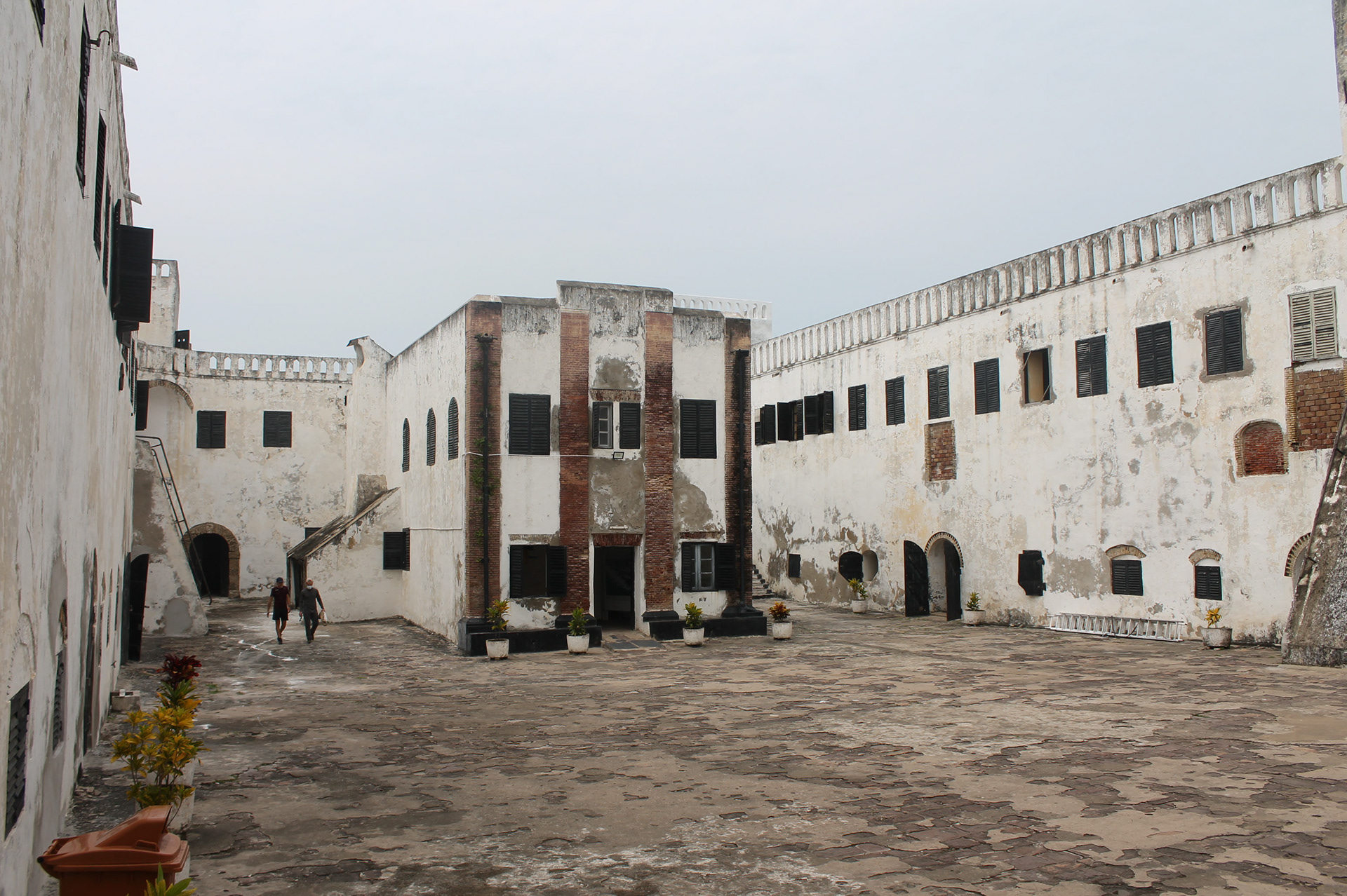 The Elmina Castle church from the ground floor.
