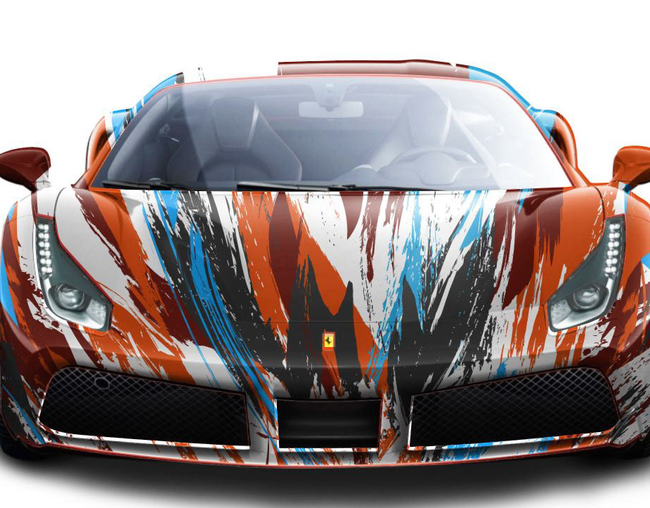 Ferrari 458 Spyder, Rust Design  Ferrari 458, Ferrari, Car wrap design