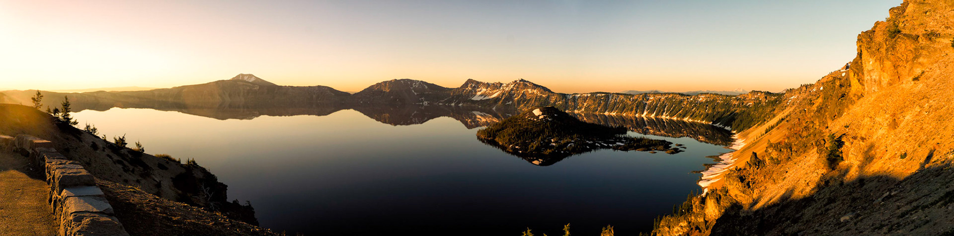 Crater Lake Golden Hour