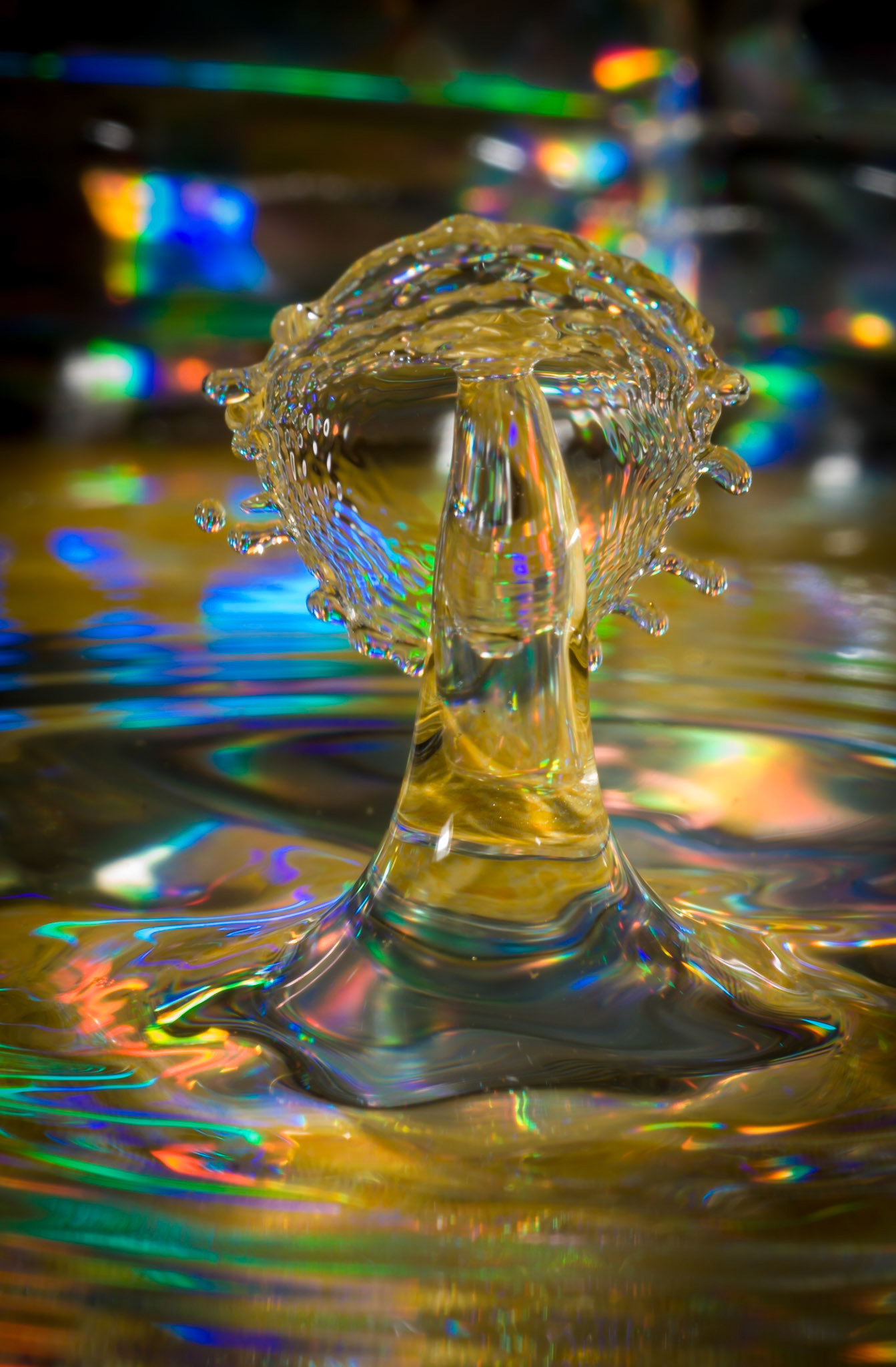 Crystal in a Drop