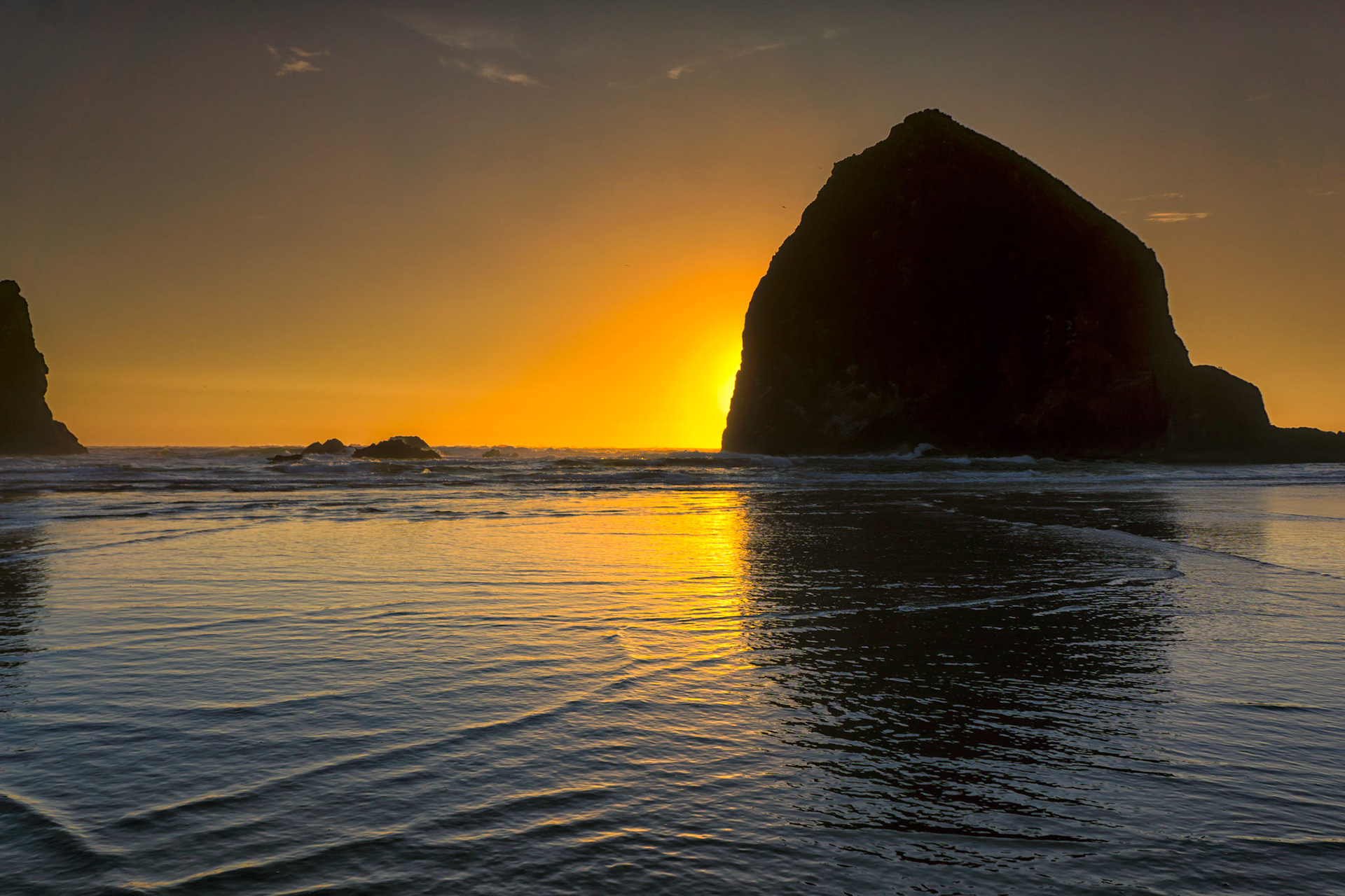 Sunset at Cannon Beach