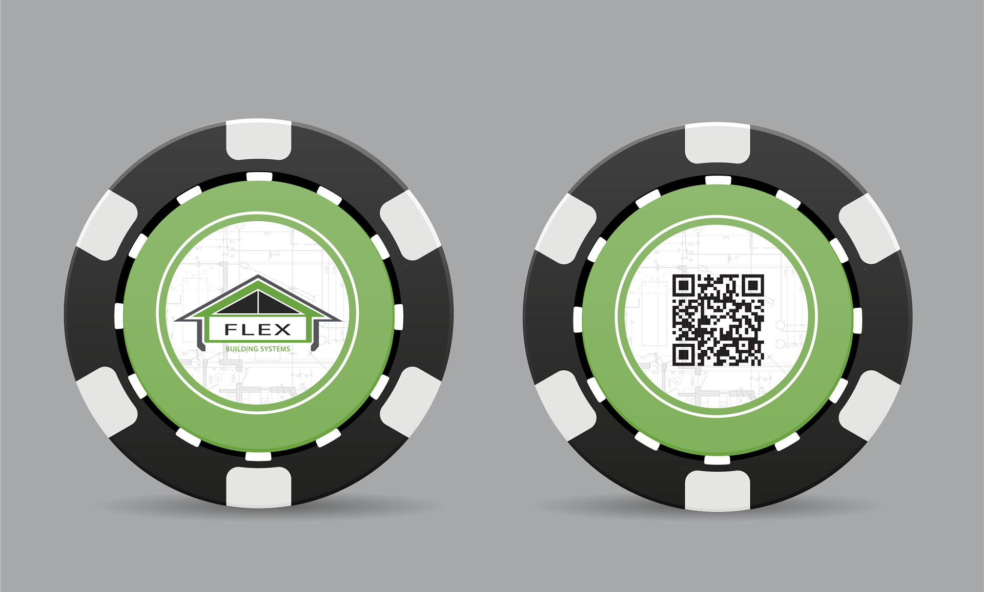Custom "Poker Chip" Golf Ball Markers