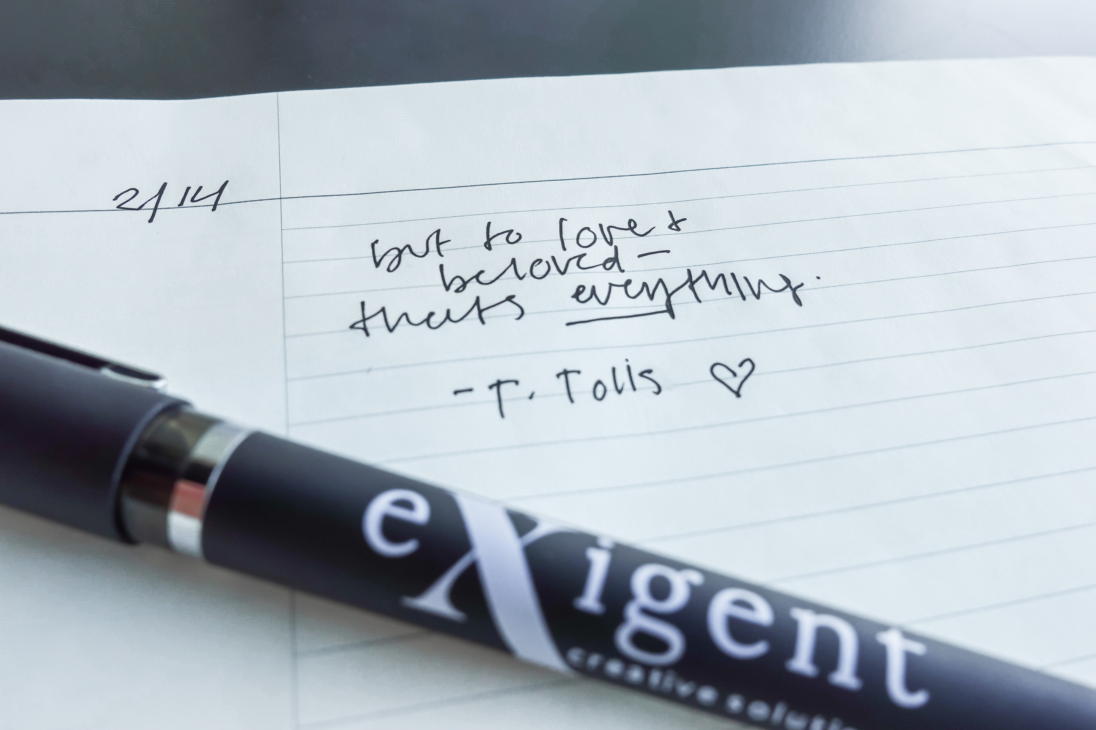 Custom soft touch ball-point pen