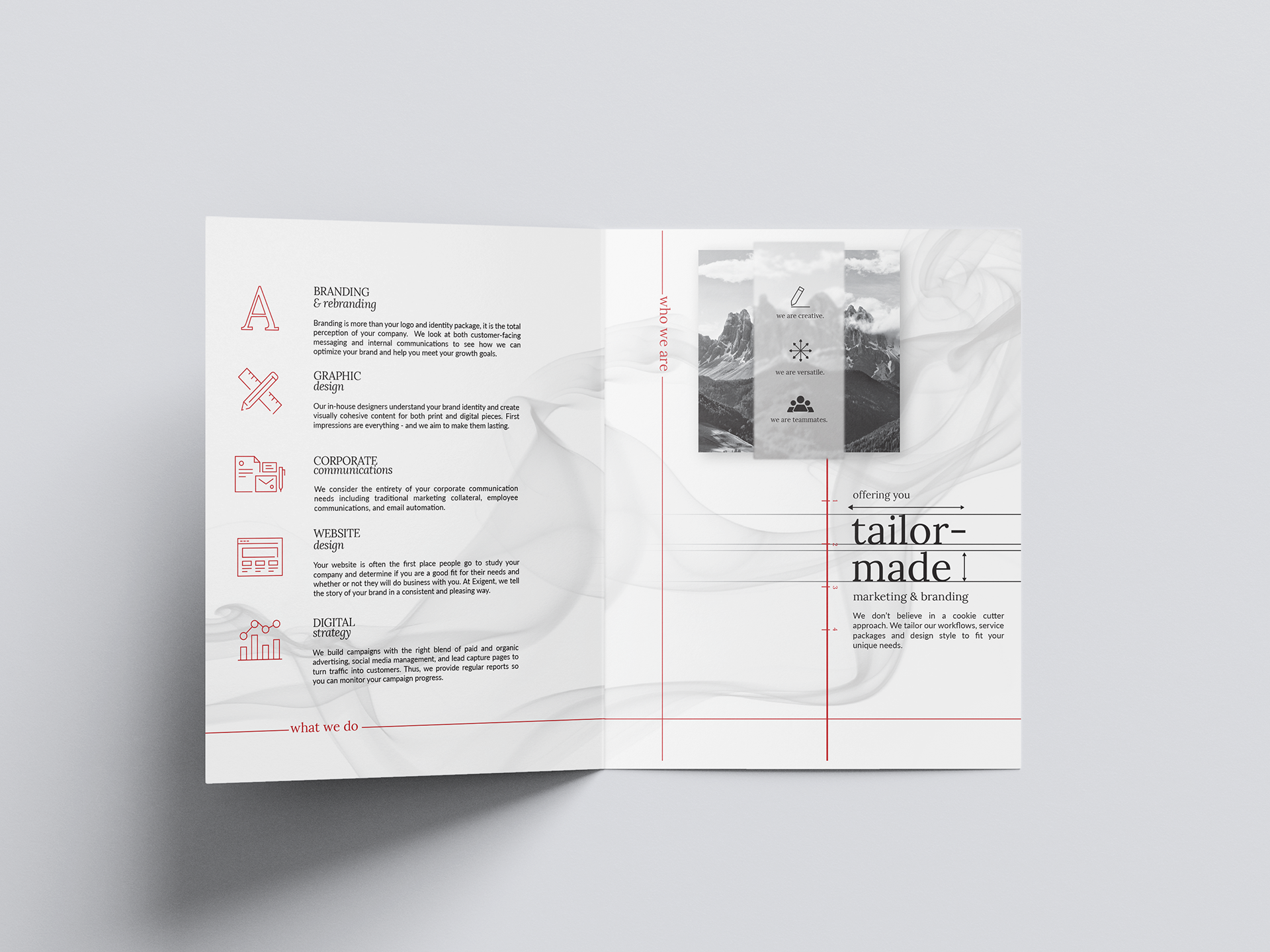 Custom Services Brochure