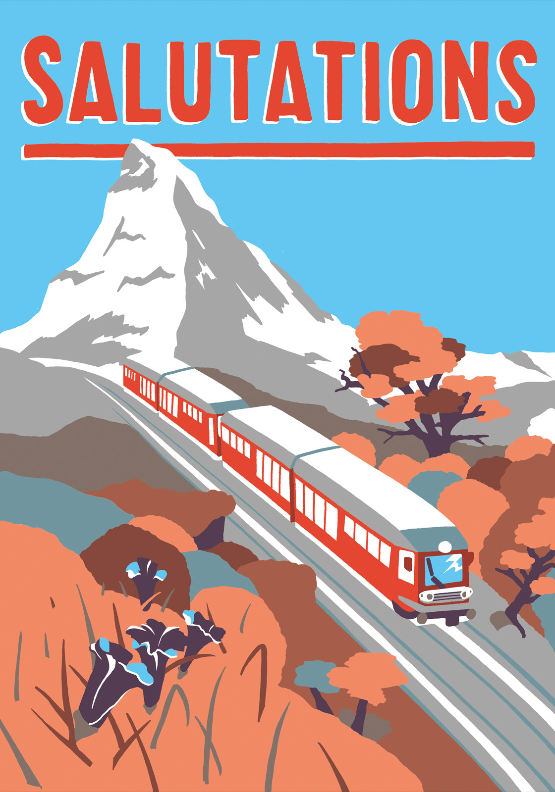 Migros Wallis— Tourismusplakat