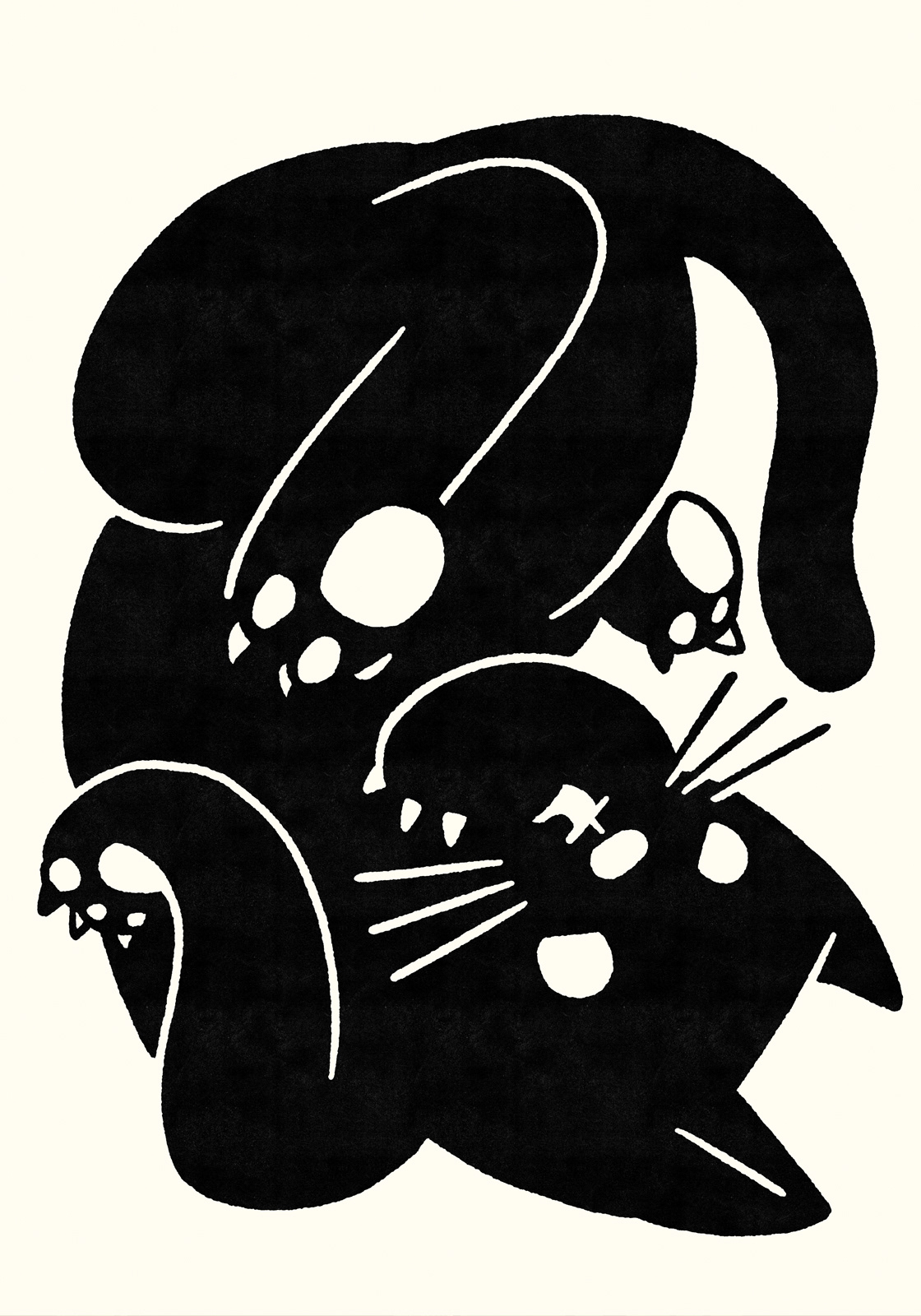 Kitty Black — Siebdruck