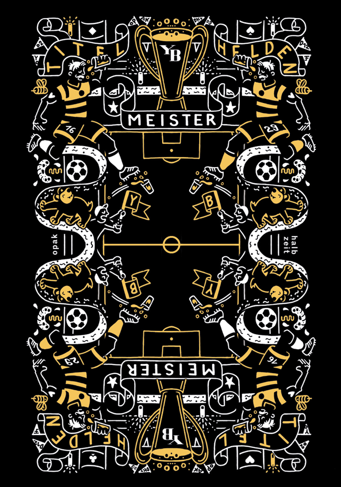 halbzeit Young Boys — Jasskarten