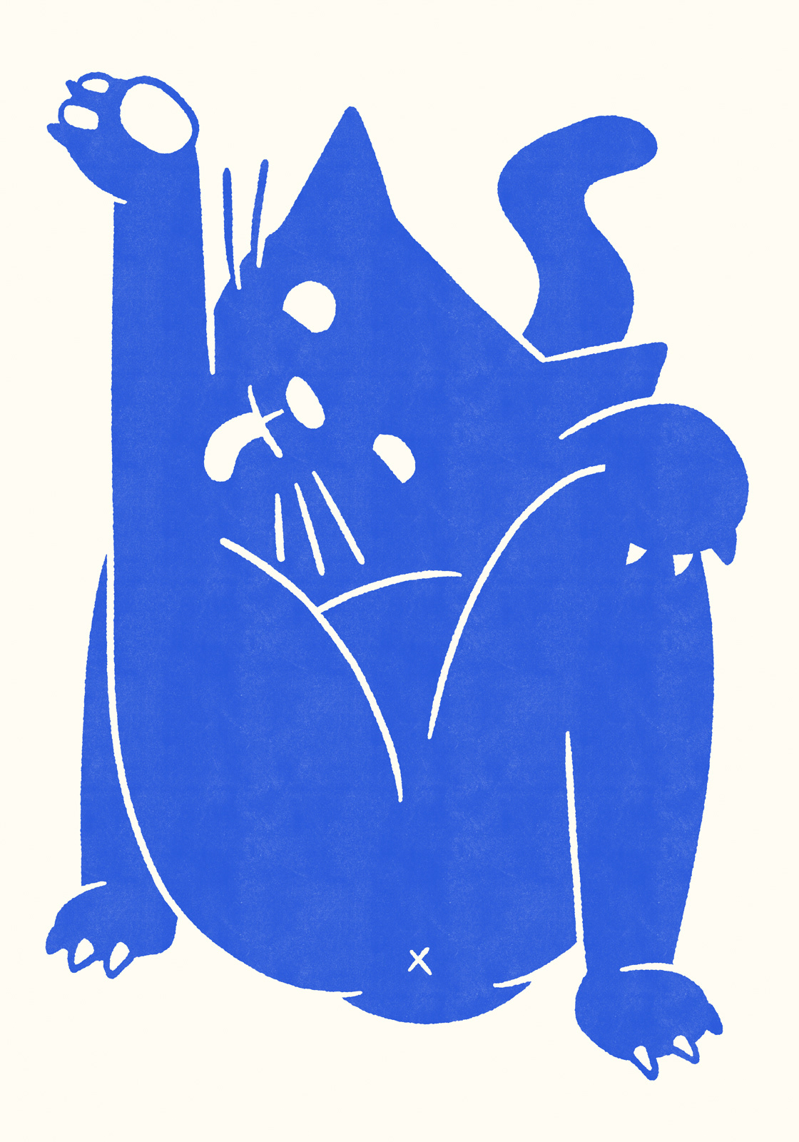 Kitty Blue — Siebdruck