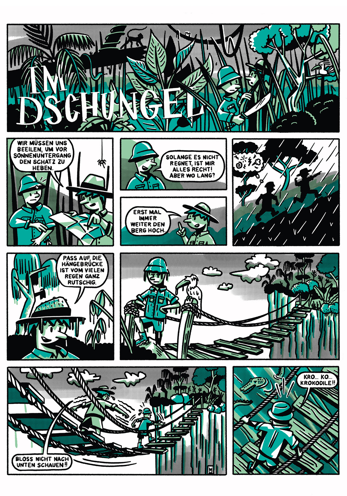 MIA in der 3. und 4. Klasse Comic-Lehrmittel: Im Dschungel