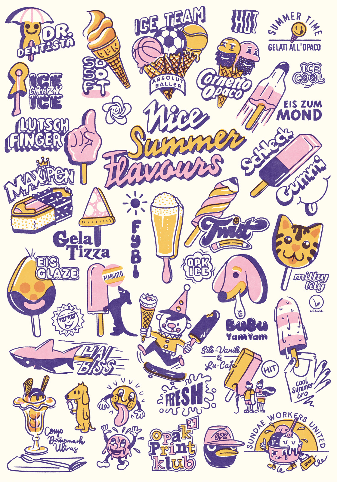 nice summer flavours — siebdruck