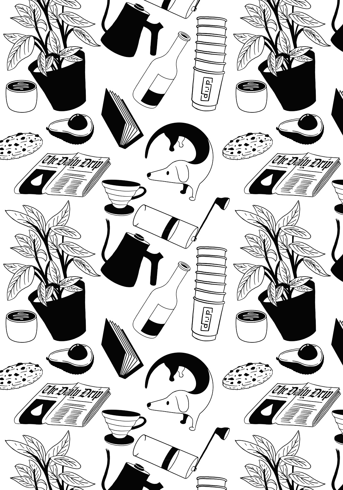 Drip Roasters — Geschenkpapier