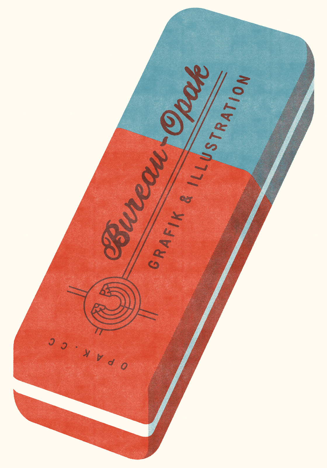 bürogummi — siebdruck