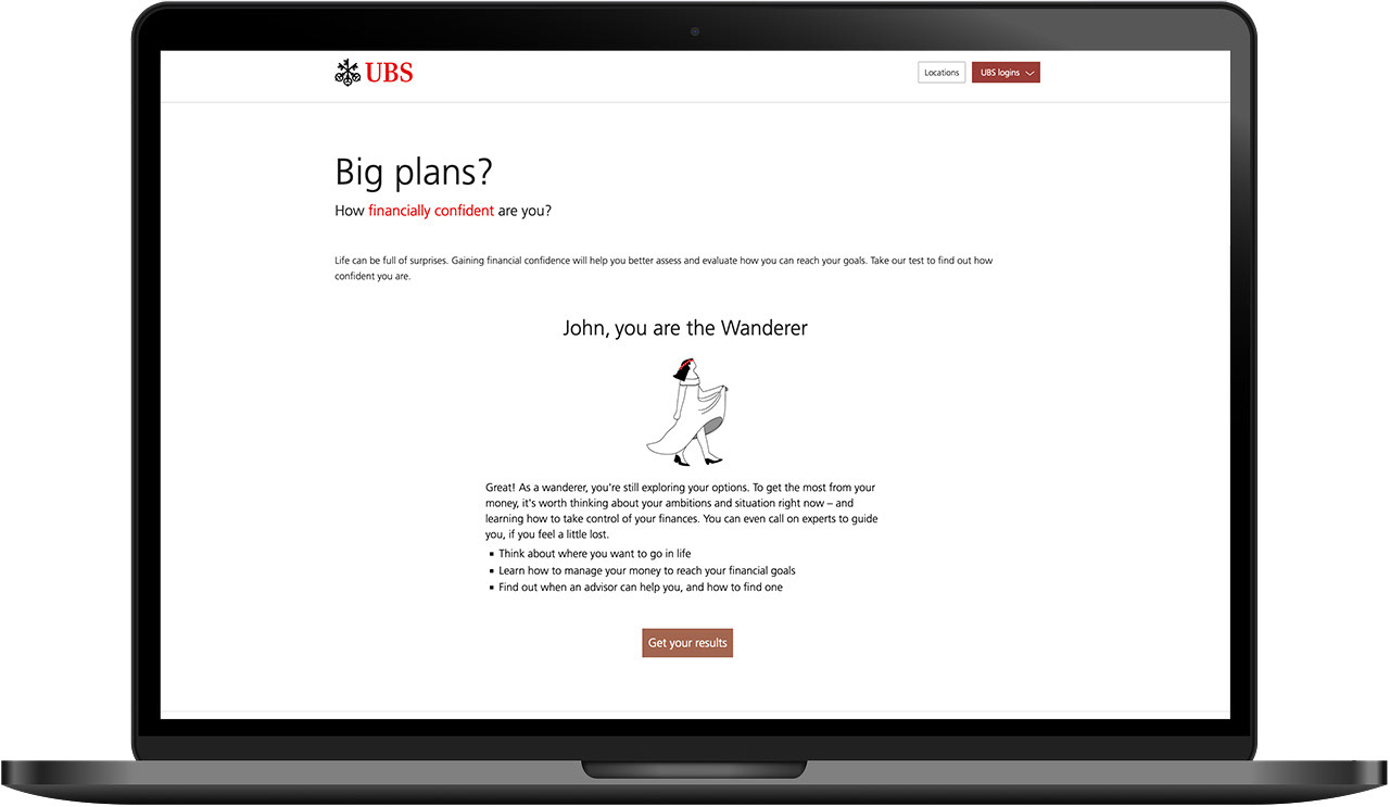 Line art character created in Illustrator