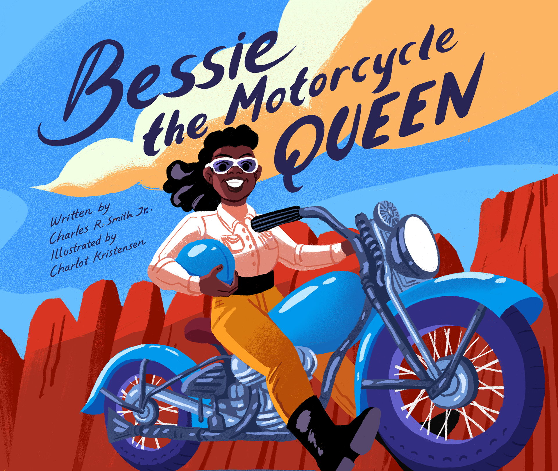 Picture book - Bessie The Motorcycle Queen - Client Scholastic
